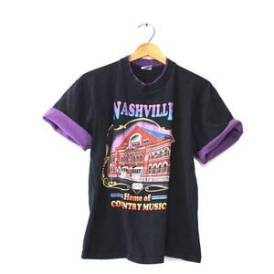Vintage Nashville Tennessee Music City USA T Shirt Large